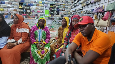 Njie Charakh at his shop